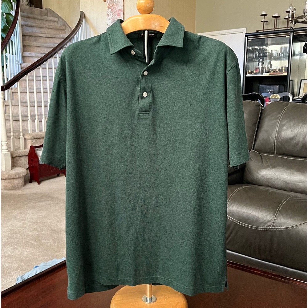 Men's Bundle Set of 2 XXL Kirkland Polo Shirts
Green and Light Blue